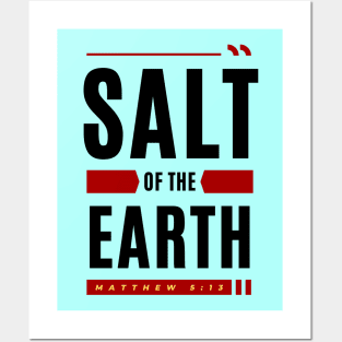 Salt Of The Earth | Christian Typography Posters and Art